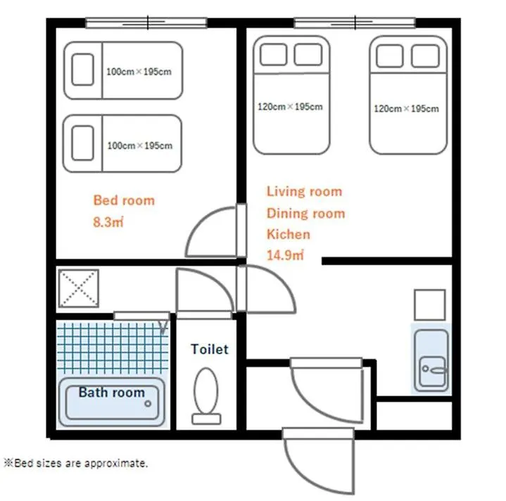 Apartament マルチステイ大阪難波53 Japonia